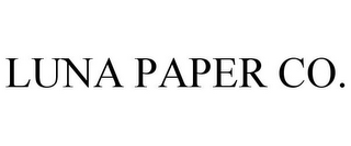 LUNA PAPER CO.