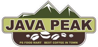 JAVA PEAK PS FOOD MART BEST COFFEE IN TOWN