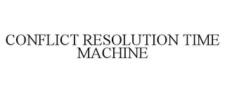 CONFLICT RESOLUTION TIME MACHINE