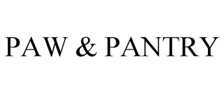 PAW & PANTRY