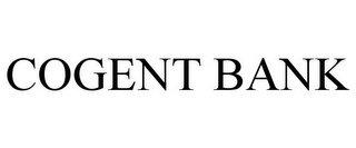 COGENT BANK