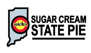 WICK'S SUGAR CREAM STATE PIE