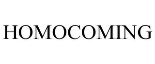 HOMOCOMING