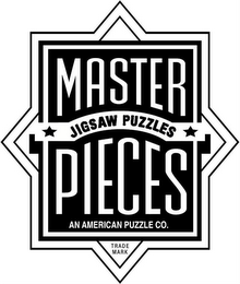 MASTER JIGSAW PUZZLES PIECES AN AMERICAN PUZZLE CO TRADE MARK