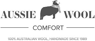 AUSSIE WOOL COMFORT 100% AUSTRALIAN WOOL, HANDMADE SINCE 1989
