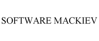 SOFTWARE MACKIEV