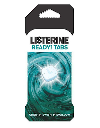 LISTERINE READY! TABS CHEW SWISH SWALLOW L