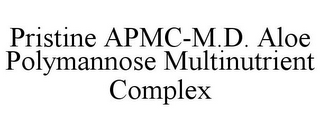 PRISTINE APMC-M.D. ALOE POLYMANNOSE MULTINUTRIENT COMPLEX