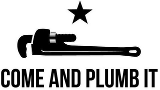 COME AND PLUMB IT
