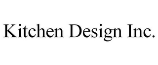 KITCHEN DESIGN INC.