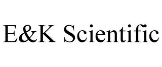 E&K SCIENTIFIC