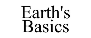 EARTH'S BASICS