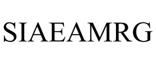 SIAEAMRG