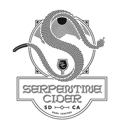 S SC SERPENTINE CIDER SD CA HAND CRAFTED