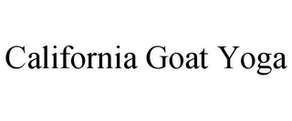 CALIFORNIA GOAT YOGA