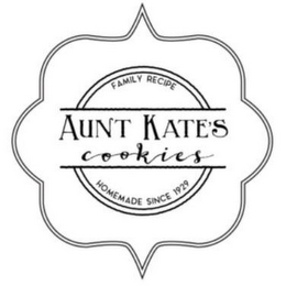 FAMILY RECIPE AUNT KATE'S COOKIES HOMEMADE SINCE 1929