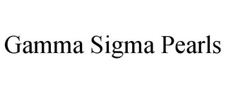 GAMMA SIGMA PEARLS