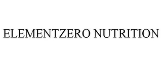 ELEMENTZERO NUTRITION