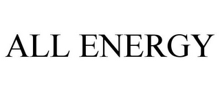 ALL ENERGY