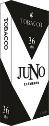 JUNO ELEMENTS TOBACCO 36 MG 4 PODS