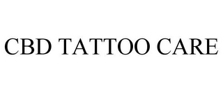 CBD TATTOO CARE