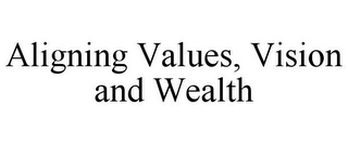 ALIGNING VALUES, VISION AND WEALTH