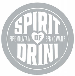 SPIRIT DRINI PURE MOUNTAIN OF SPRING WATER