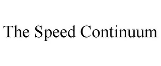 THE SPEED CONTINUUM