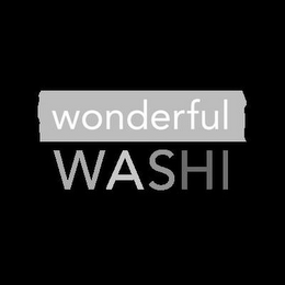 WONDERFUL WASHI