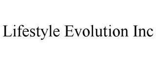 LIFESTYLE EVOLUTION INC