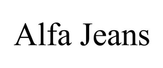 ALFA JEANS
