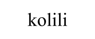 KOLILI