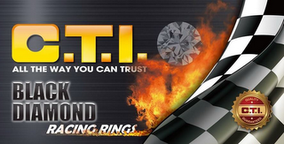 C.T.I. ALL THE WAY YOU CAN TRUST BLACK DIAMOND RACING RINGS