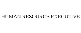 HUMAN RESOURCE EXECUTIVE