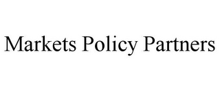 MARKETS POLICY PARTNERS