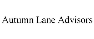 AUTUMN LANE ADVISORS