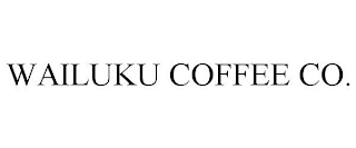 WAILUKU COFFEE CO.