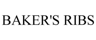BAKER'S RIBS