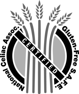 NATIONAL CELIAC ASSOCIATION GLUTEN FREE S.A.F.E CERTIFIED