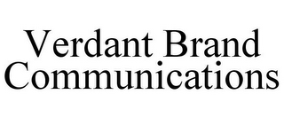 VERDANT BRAND COMMUNICATIONS