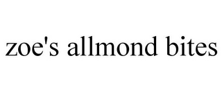 ZOE'S ALLMOND BITES