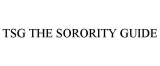 TSG THE SORORITY GUIDE