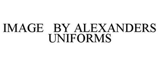 IMAGE BY ALEXANDERS UNIFORMS