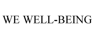 WE WELL-BEING