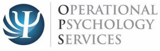 OPERATIONAL PSYCHOLOGY SERVICES