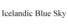 ICELANDIC BLUE SKY
