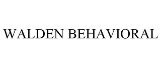 WALDEN BEHAVIORAL