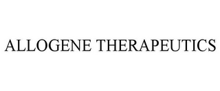 ALLOGENE THERAPEUTICS