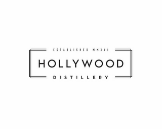 HOLLYWOOD DISTILLERY ESTABLISHED MMXVI