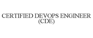 CERTIFIED DEVOPS ENGINEER (CDE)